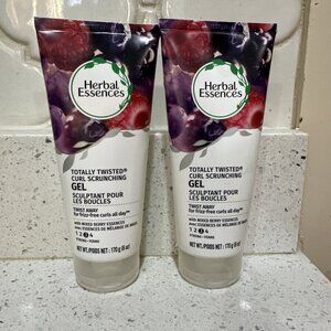 2x Herbal Essences Totally Twisted Curl Scrunching Gels for Frizz Free Curls